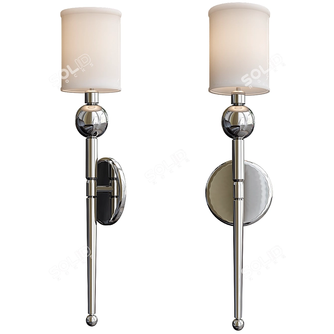 Elegant Glow: Rockland Sconce 3D model image 1