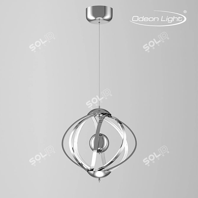 Elegant ODEON LIGHT Chandelier 3D model image 1