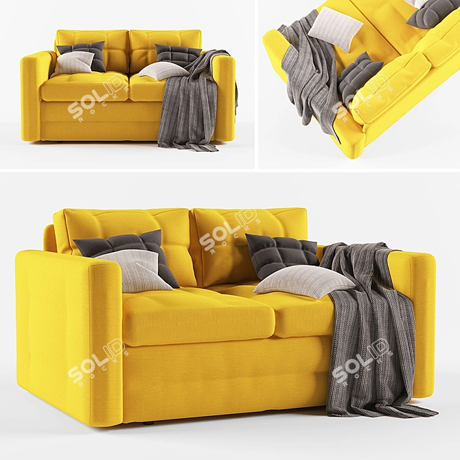 Blest Indi - Compact and Stylish Sofa 3D model image 2
