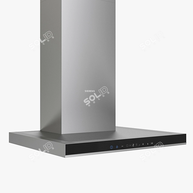 Siemens iQ700 60cm Wall Chimney Hood 3D model image 1