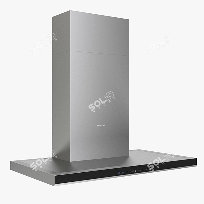 Siemens iQ700 90cm Wall Chimney Hood 3D model image 1