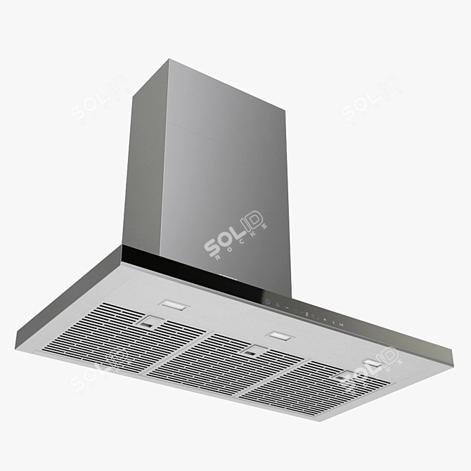 Siemens iQ700 90cm Wall Chimney Hood 3D model image 2