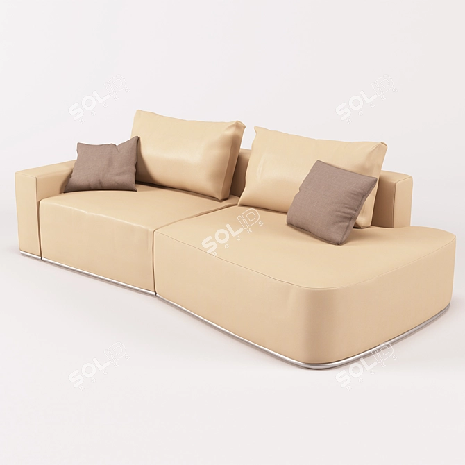 Versatile BL_101 Modular Sofa 3D model image 2