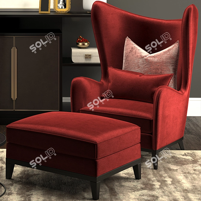 Christmas Deco Set | Luxurious Living Furniture 3D model image 2