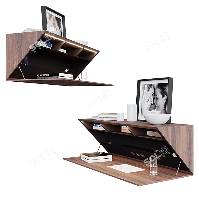 Elegant Italian Design: Molteni Segreto 3D model image 5