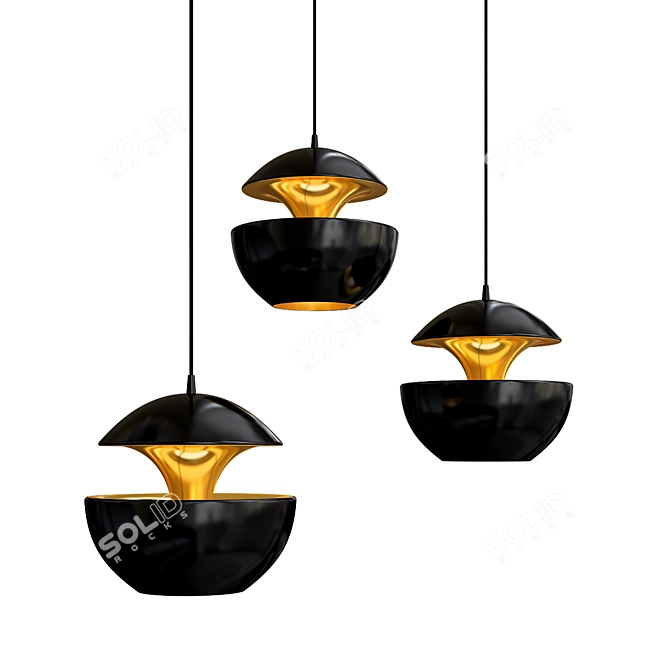 Radiant Glow - Pendant Lighting 3D model image 1