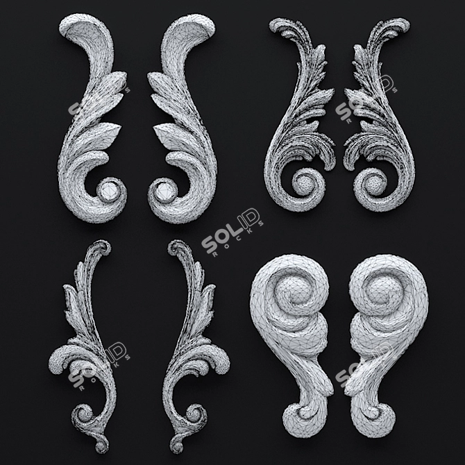 Precision Cut Decorations 3D model image 2