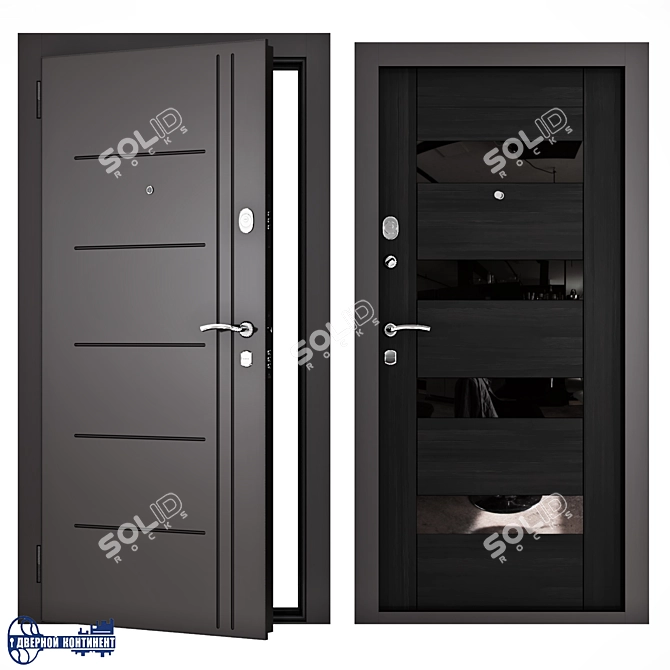 - Title: Steel Doors Continent City-S
- Description: These steel doors by Door Continent have been in high demand since their introduction to the capital 3D model image 2