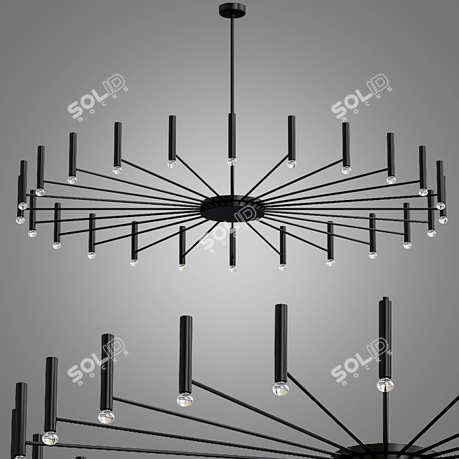 Modern Oty Light POP P40 Chandelier 3D model image 1