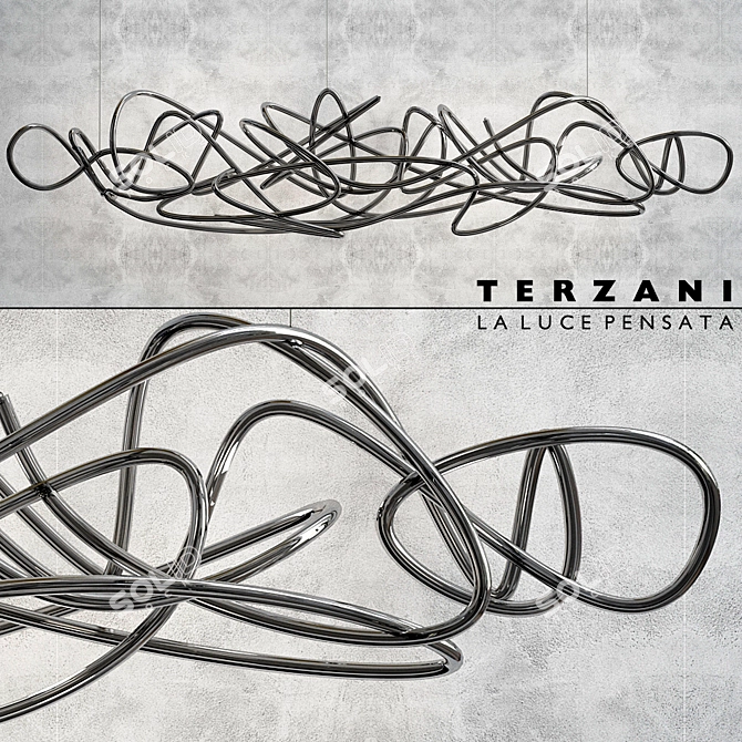Terzani Doodle: Artistic Illumination 3D model image 1