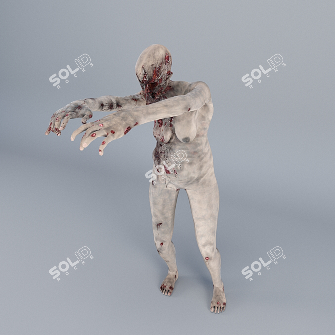 Walking Dead: Animatronic Zombie 3D model image 1