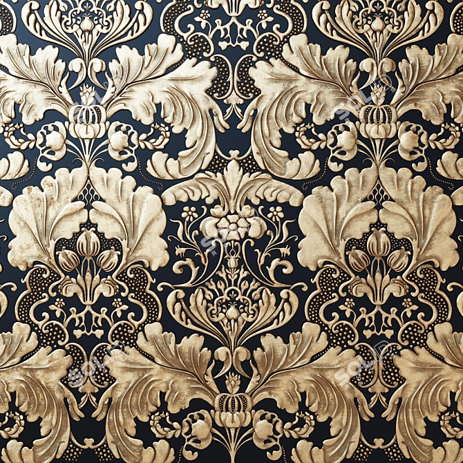 Italian Renaissance Wallpaper - Lincrusta Elegance 3D model image 1