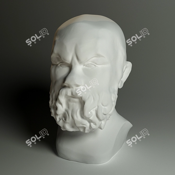 Ancient Greek Philosopher Socrates 3D model image 1