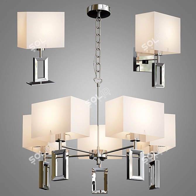 Futuristic Odeon Atolo Light 3D model image 1