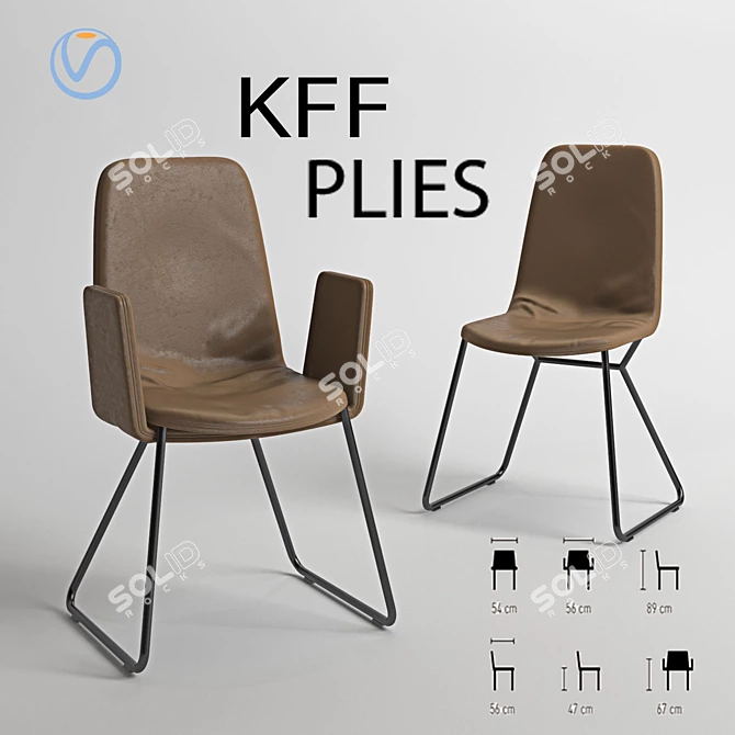 Cleaned Textures & Grouped Model - KFF Plies 3D model image 1
