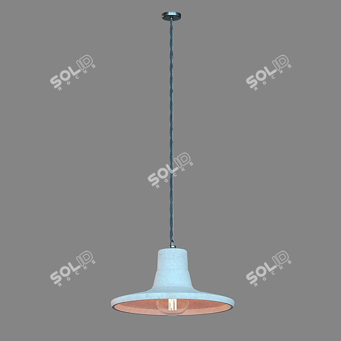 Modern Loft Lamp: Model 4508 3D model image 1