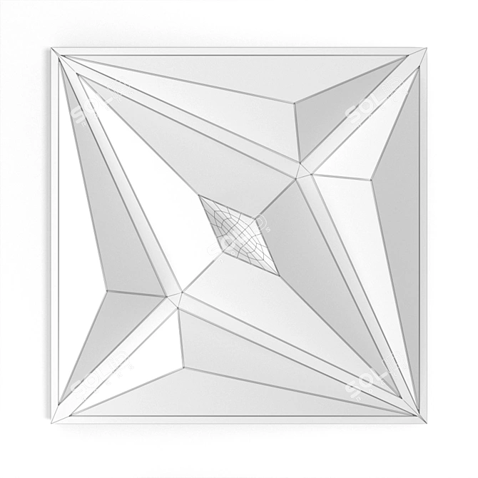 Diamond Art Wall Panel 3D model image 3