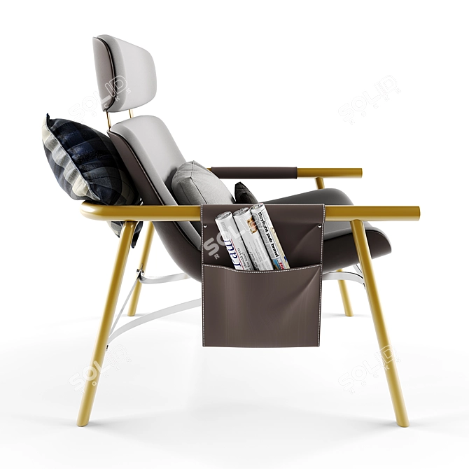 EzyChair: Ultimate Comfort for Recreation 3D model image 2