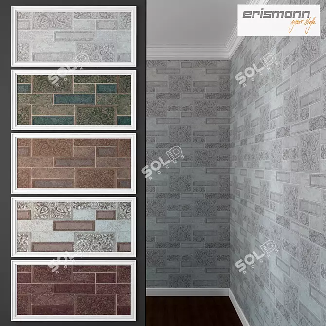 Arcano-5 Ornamental Wallpapers 3D model image 1