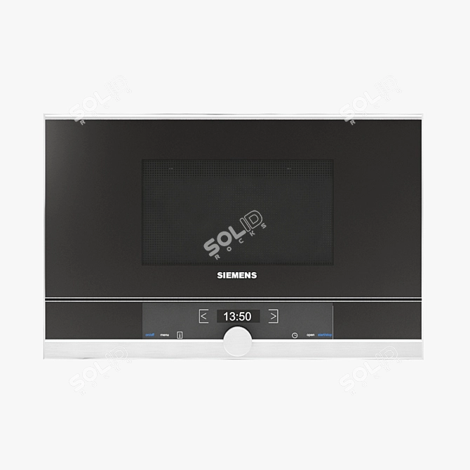 Title: Siemens iQ700 Microwave Oven - BF634LGS1 3D model image 1