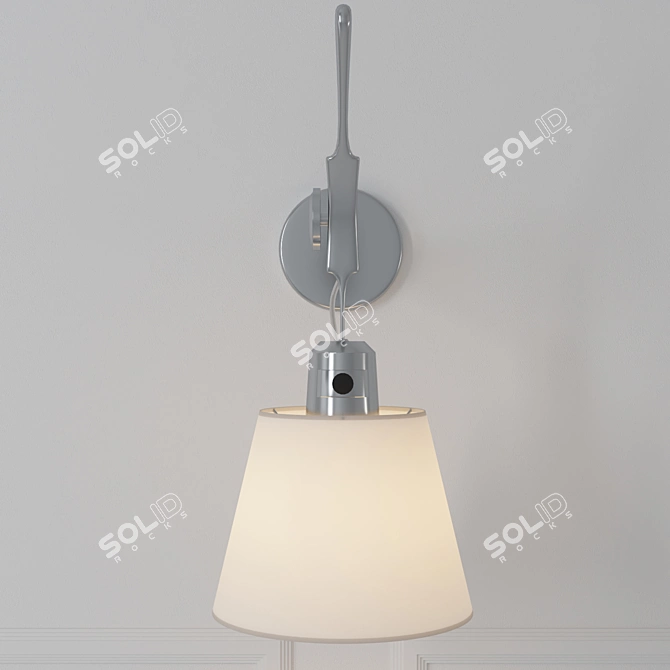 Tolomeo Wall Sconce

Adjustable Aluminum Wall Light 3D model image 2