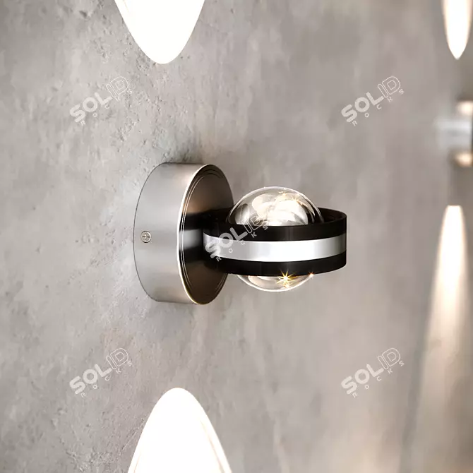 Maxmer Wall Lights: Sleek, Contemporary Lighting Solution 3D model image 2