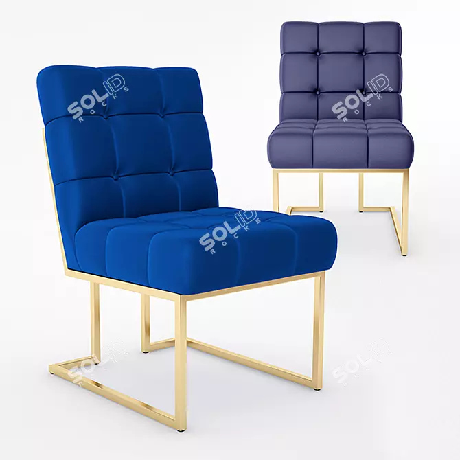 Modern Warhol Dining Chair 3D model image 1