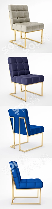 Modern Warhol Dining Chair 3D model image 2