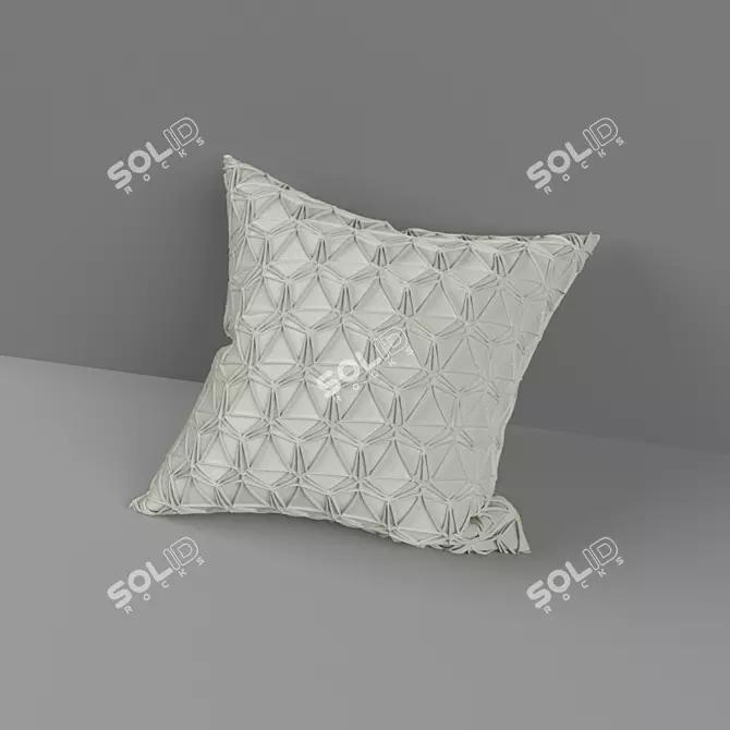 Cozy Feather-Down Cerci Pillow 3D model image 1