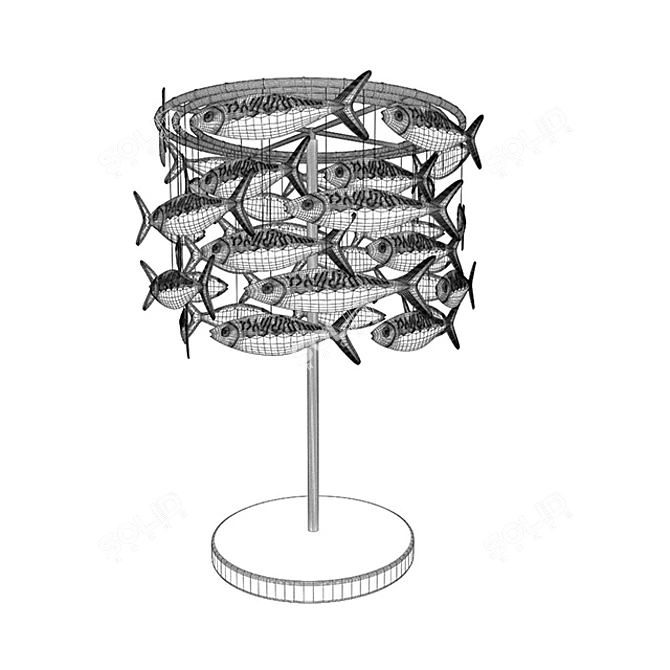 Sleek Shoal Illuminator 3D model image 3