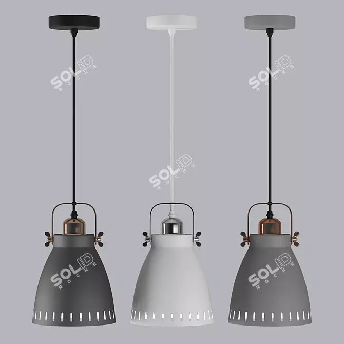 Camelion NY Pendant Light 3D model image 1