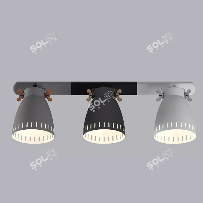 Title: Camelion New York WML-428-3 Wall Light 3D model image 1