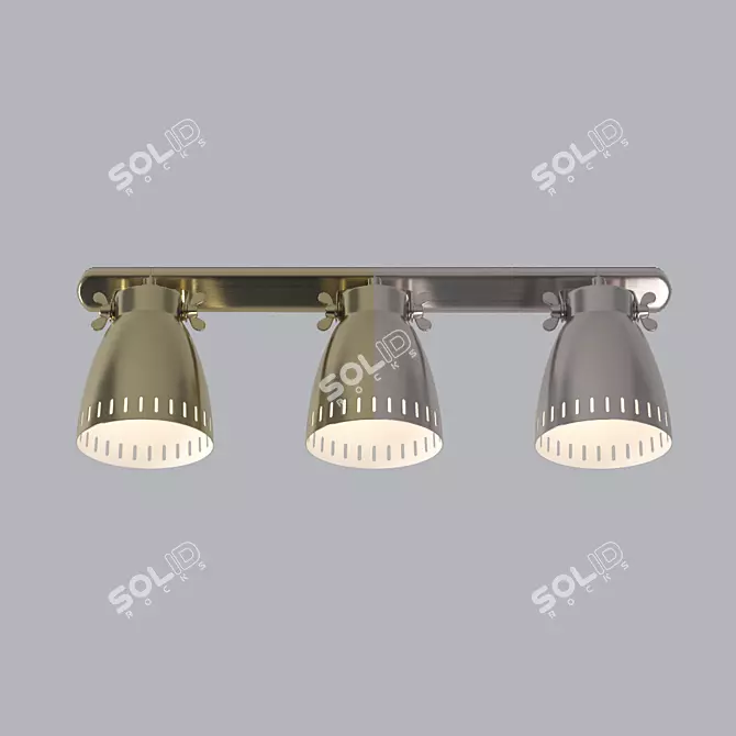 Title: Camelion New York WML-428-3 Wall Light 3D model image 2