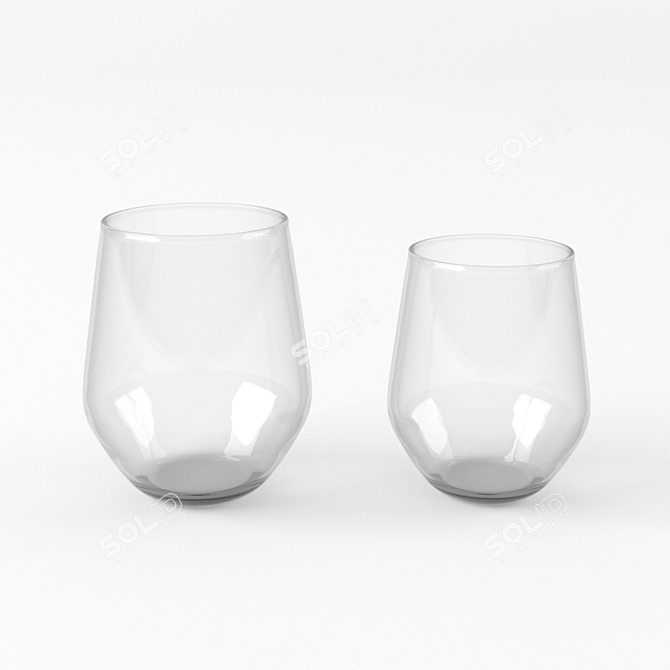 Elegant IVRIG Glassware Set 3D model image 2