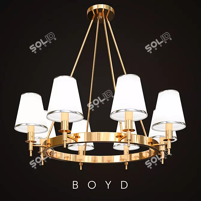 Elegant Pendants by Boyd 3D model image 1