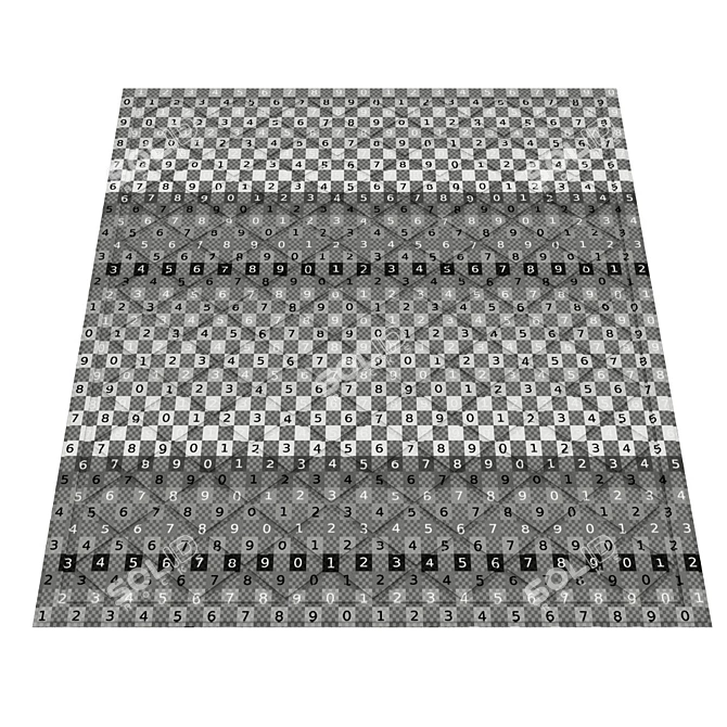 Luxury Fur Carpet 3D model image 2