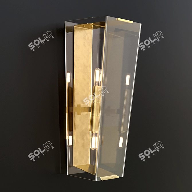 Alpine Sconce: AERIN Lauder Signature 3D model image 1