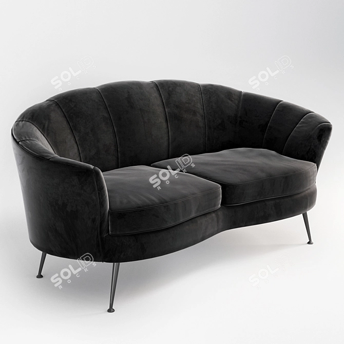 Elegant Eichholtz Treviso Table - Polys: 25,672 3D model image 1