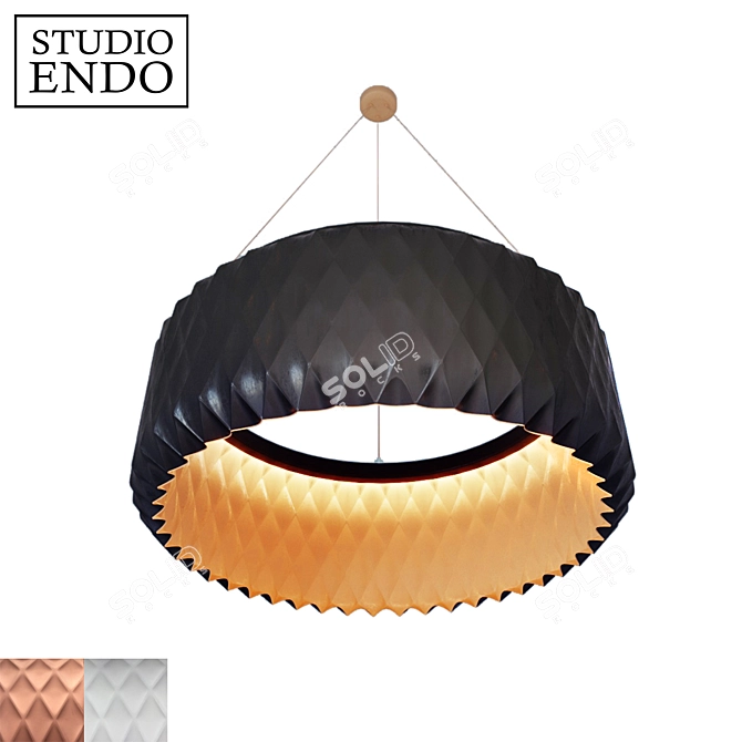 Modern 66cm HIRA Lighting 3D model image 1