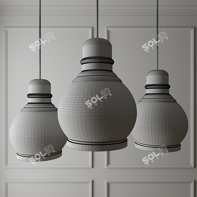 Lussole Loft LSP-9689: Stylish Pendant Light 3D model image 2