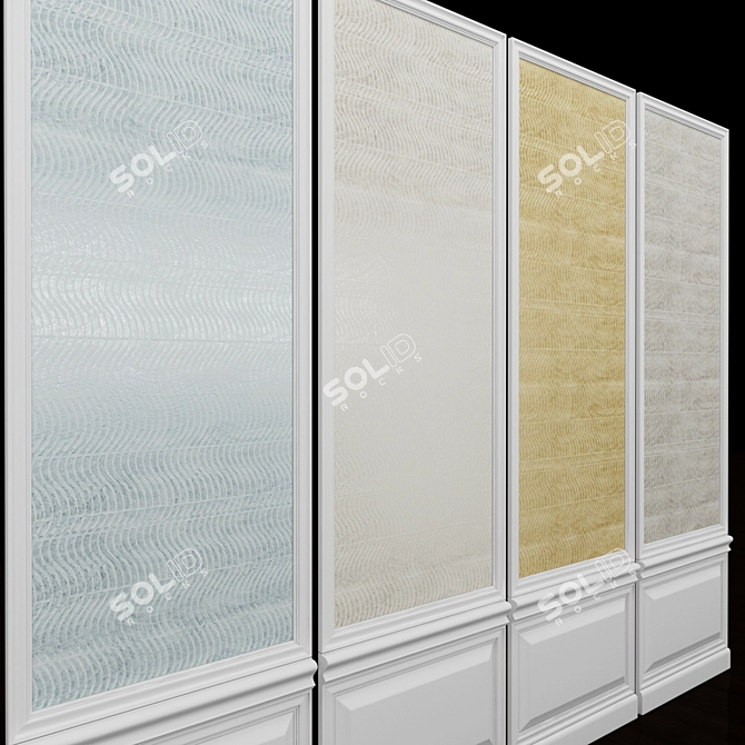 Seabrook Carl Robinson-6: USA-Made Acrylic Coated Nonwoven Wallpaper 3D model image 2