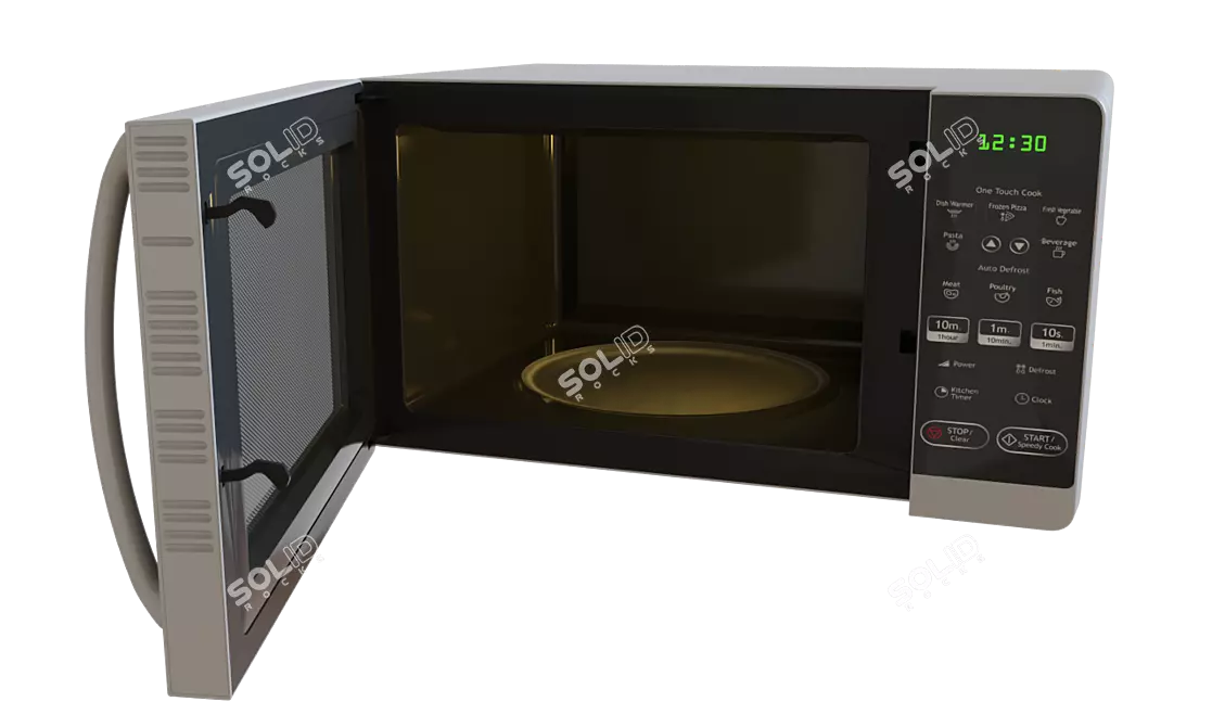 QuickHeat Microwave 3D model image 2