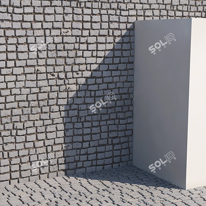  Photogrammetry Paving Stone Kit 3D model image 3