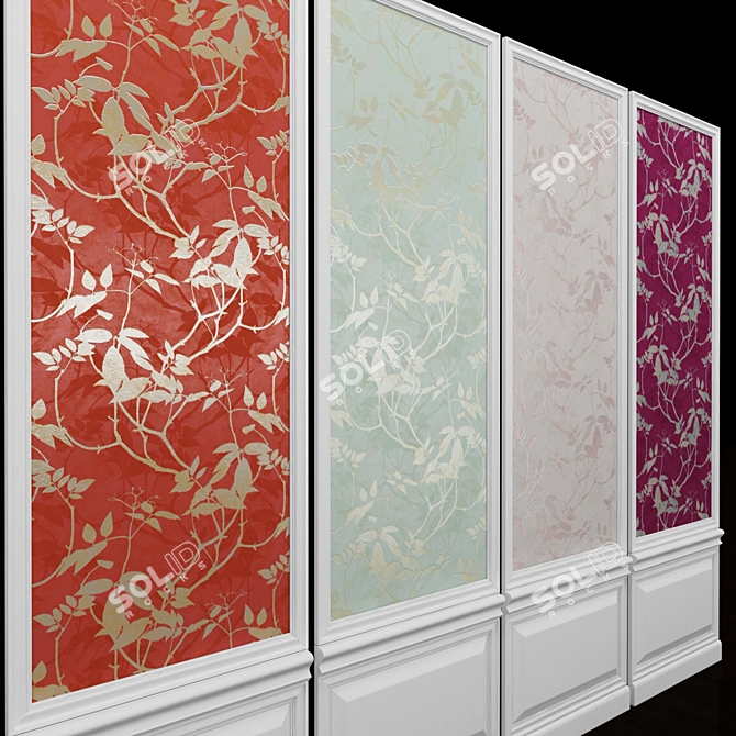 Seabrook Ainsley-4: Timeless Elegance for Your Walls 3D model image 2