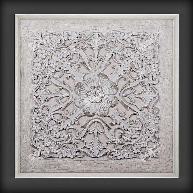 Soft Weave Decorative Panel 3D model image 2