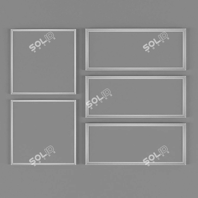 Soft Weave Decorative Panel 3D model image 4