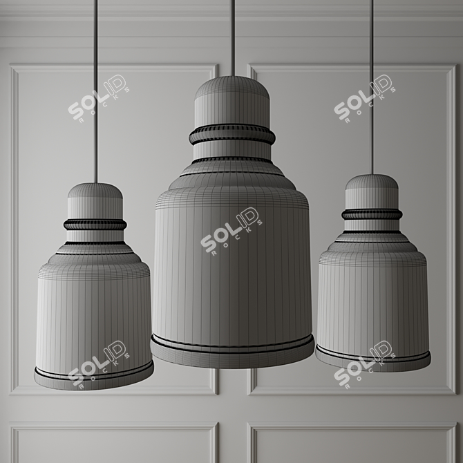 Industrial Loft Pendant LSP-9688 3D model image 2