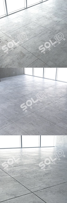 Seamless Loft Concrete Floor 3D model image 2