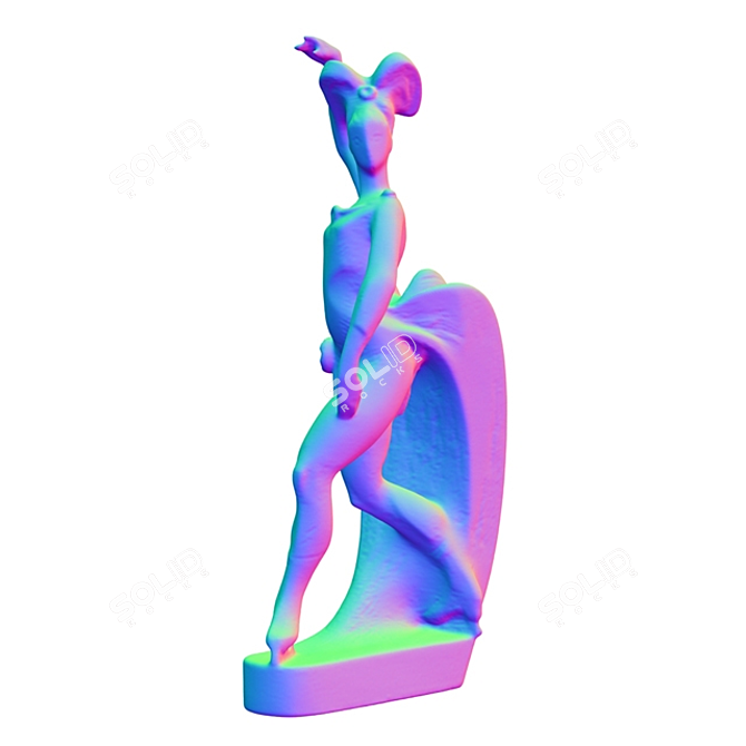 Title: Keras 3D Ice Skater Model 3D model image 2