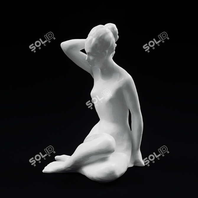 KERA 3D Resting Goddess 3D model image 1